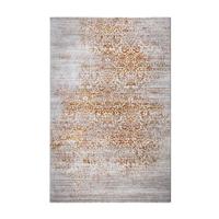 Zuiver Vloerkleed 'Magic' 160 x 230cm, kleur Grijs/Oranje - thumbnail