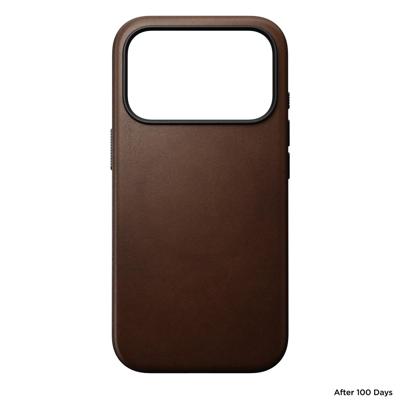 Nomad Modern Leather Case iPhone 17 Pro Bruin