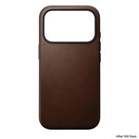 Nomad Modern Leather Case iPhone 17 Pro Bruin - thumbnail