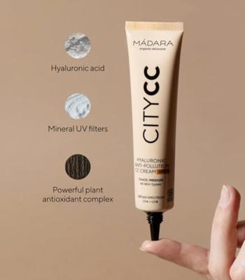 Madara Citycc Anti-Pollution Hyaluronic Cream CC SPF 40 ml BB & CC Cream