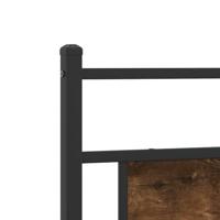Bedframe zonder matras 193x203 cm spaanplaat gerookt eiken - thumbnail