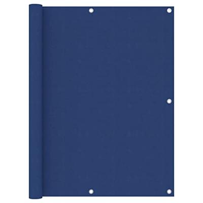 VidaXL Balkonscherm 120x400 cm oxford stof blauw VidaXL Balkonscherm 120x400 cm oxford stof blauw