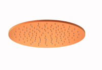 Plieger Roma hoofddouche rond Ø30 cm, geborsteld koper - thumbnail