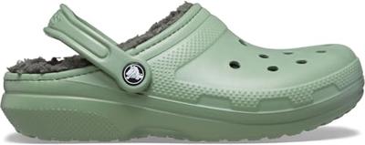 Crocs Classic Lined Pantoffel Moss/Multi M11
