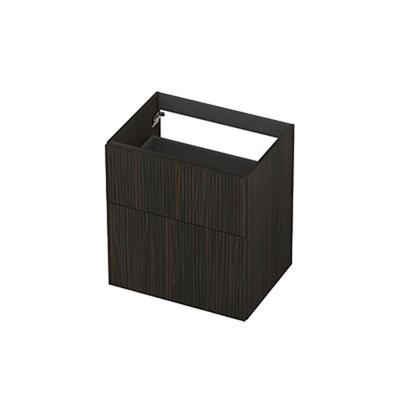 INK - Onderkast 2L A-sym Fin. Gefr. Tbv Greep - 600x450x650 Mm - Matt Intens Black