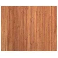 VidaXL Vloerkleed rechthoekig 80x100 cm bamboe bruin - thumbnail