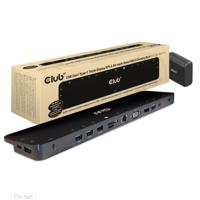 club3D 4K ChargingDock USB-C USB-C dockingstation Geschikt voor merk (dockingstation): Club 3D USB-C Power Delivery - thumbnail