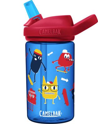 CamelBak drinkbeker Eddy+ Skate Monsters junior 0,4 liter rood CamelBak drinkbeker Eddy+ Skate Monsters junior 0,4 liter rood