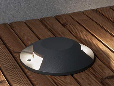 Konstsmide Maavalo 7879-370 Buitenlamp (inbouw) LED F (A - G) 10 W Antraciet