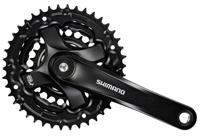 Shimano crankstel fc-ty501 altus 42x34x24t 170mm 6-8 speed zwart - thumbnail