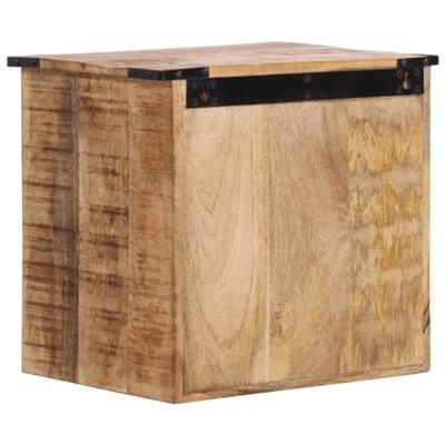 Nachtkastje 40x30x37 cm massief mangohout