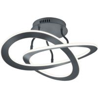 LED Plafondlamp Mat Antraciet 40W Dimbaar 3000K Aluminium - thumbnail