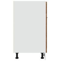 Onderkast met lade 60x46x81,5 cm bewerkt hout oud houtkleurig - thumbnail