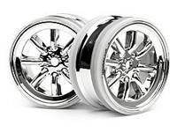 Mx60 8 spoke wheel chrome (0mm offset/2pcs) - thumbnail