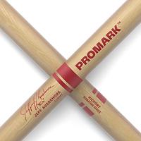 ProMark TXDC18IW Jeff Ausdemore Light Hickory drumstokken met houten tip - thumbnail