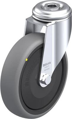 Blickle LKRA-TPA 126KF-ELS Zwenkwiel Wieldiameter: 125 mm Draagvermogen (max.): 80 kg 1 stuk(s)