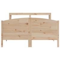 Bedframe zonder matras massief grenenhout 150x200 cm - thumbnail
