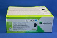 Lexmark Toner 74C2SCE Origineel Cyaan 7000 bladzijden 74C2SCE - thumbnail