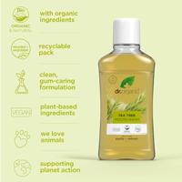 Dr Organic Tea Tree Oil Purifying Mouth Wash - thumbnail