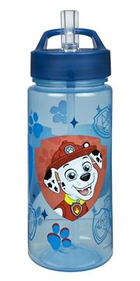 Paw Patrol drinkfles 500 ml blauw/transparant