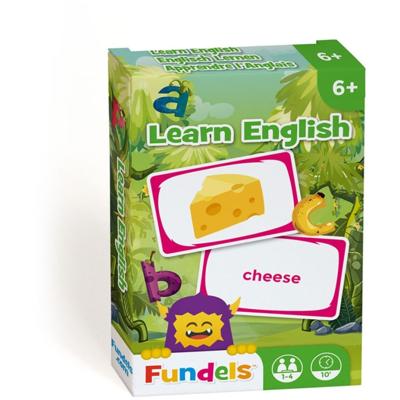 Fundels flashcards Engels Leren 6 x 9,3 cm karton