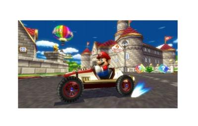 Nintendo Wii (White) + Mario Kart Wii + Wii Wheel (boxed)