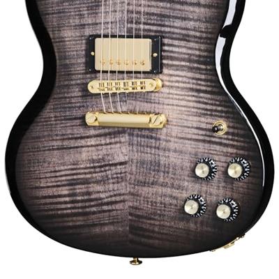 Gibson SG Supreme Translucent Ebony Burst elektrische gitaar met hardshell case