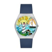 Horlogeband Skagen skw6878 Leder Blauw - thumbnail