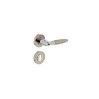 Intersteel Deurkruk Elen op rozet met sleutelrozetten - chroom/nikkel mat - thumbnail