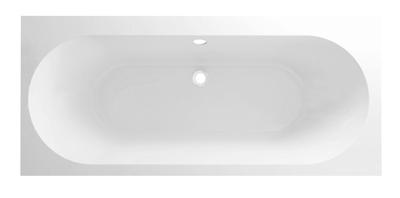 Ligbad Wiesbaden Portus RD Inbouw 180x80x49 Acryl Mat Wit