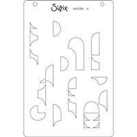 Sizzix • cosmopolitan layered stencils a6 around the block 4pcs - thumbnail