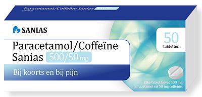 Paracetamol coffeine 500/50mg 50 Tabletten