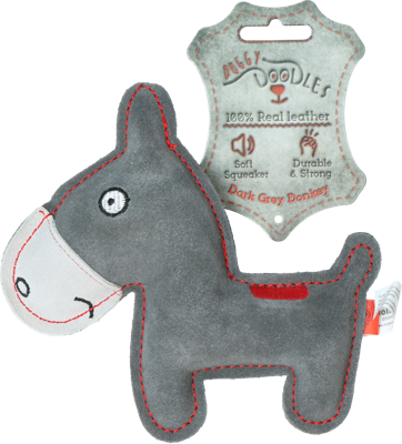 Doggy Doodles Donkey donkergrijs