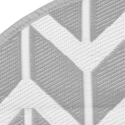 VidaXL Buitenkleed arakil ø 200 cm polypropeen grijs VidaXL Buitenkleed arakil ø 200 cm polypropeen grijs