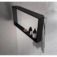 Novellini Frame Hangend Planchet 60x8,5x40 cm Mat Zwart r90akfpo4070-h - thumbnail