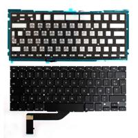 Notebook keyboard for Apple Macbook Pro A1398 15" with backlit AZERTY - thumbnail