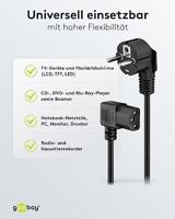 goobay Eurostekker > C13 voedingskabel - thumbnail