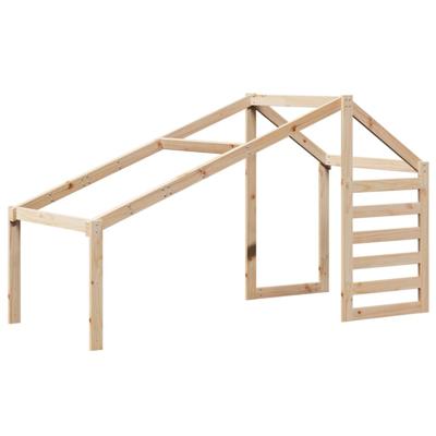 Stapelbedframe zonder matras massief grenenhout 90x200 cm
