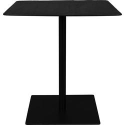 Dutchbone Vierkante Bistrotafel 'Braza' 70 x 70cm, kleur Zwart