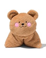 HEMA Kussen met knuffel-deken hond - thumbnail