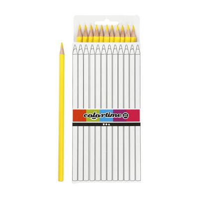 Creativ Company Https://www.cchobby.nl/colortime-kleurpotloden-l-17-cm-vulling-3-mm-geel-12-stuk-1-doos