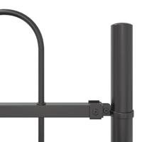 Tuinhek 9 pcs Grijs 15,3 x 1 m Poedercoating staal - thumbnail