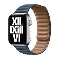 Apple Leather Link Apple Watch S/M 38mm / 40mm / 41mm Baltic Blue - thumbnail