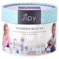 Jipy Blokkendoos Hout Uni - thumbnail