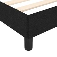 Bedframe zonder matras 80x200 cm stof zwart - thumbnail