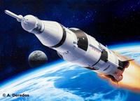 Revell 04909 Apollo Saturn V Ruimtevaartuig (bouwpakket) 1:144 - thumbnail