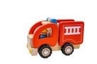 Goki houten brandweerauto - thumbnail