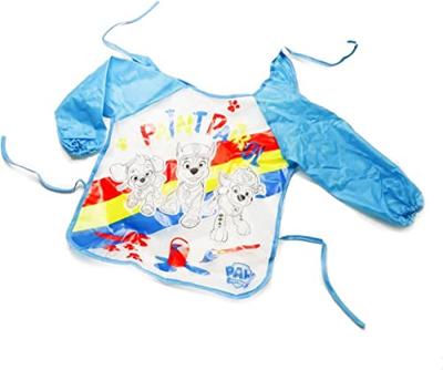 Paw Patrol vingerverfset met schort blauw