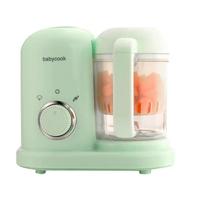 Multifunctionele Baby Food Cooking Maker Steamer Meng molen voedsel supplementaire machine (groen) - thumbnail