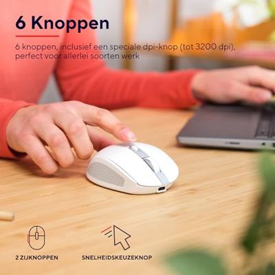 Trust OZAA COMPACT Muis Radiografisch Optisch Wit 6 Toetsen 3200 dpi Geïntegreerd scrollwiel Trust OZAA COMPACT Muis Radiografisch Optisch Wit 6 Toetsen 3200 dpi Geïntegreerd scrollwiel